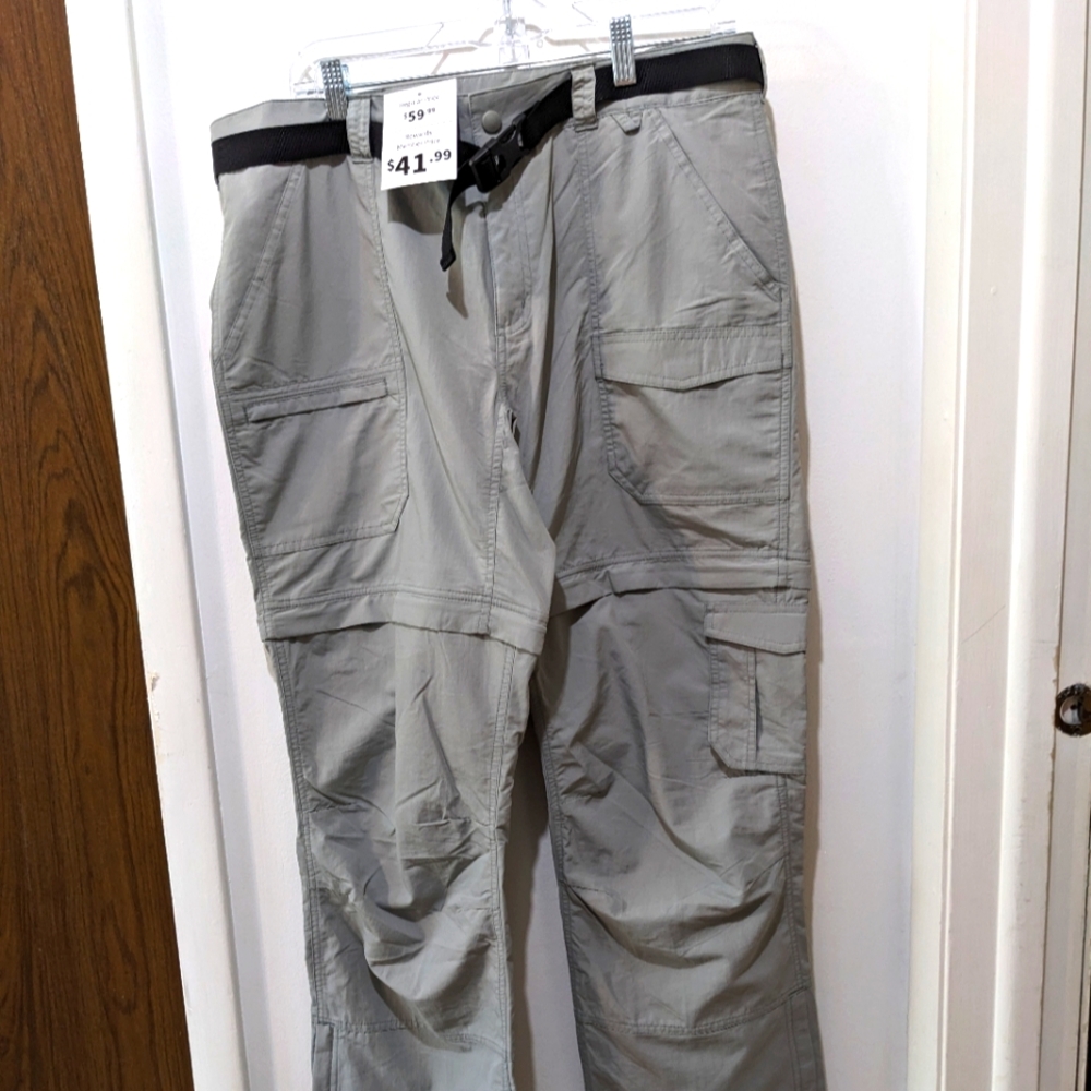 NWT EMS Camp Cargo Zip Off Hiking Pants